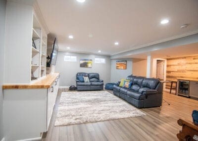 white and big Living room